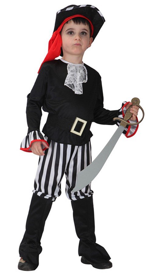 Stripe Pirat Kostume Halloween Til Børn