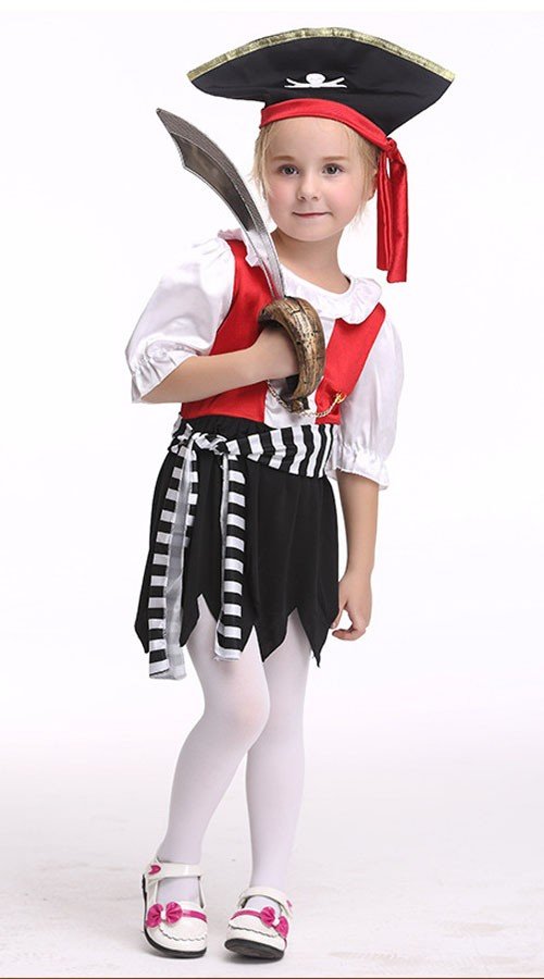 Halloween Piger Pirat Kostume Til Børn