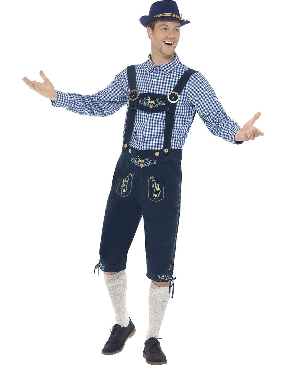 Traditionelle Oktoberfest Lederhosen Kostume Mænd