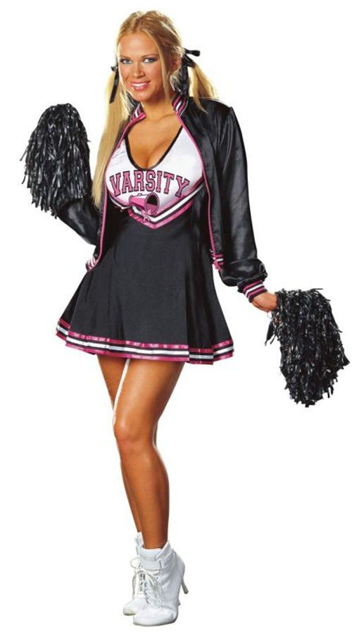 Varsity Deluxe Frække Cheerleader Kostume