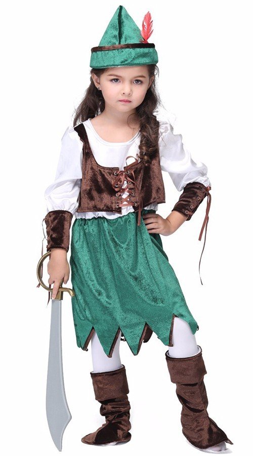 Krydse Halloween Pirat Skov Prinsesse Kostume