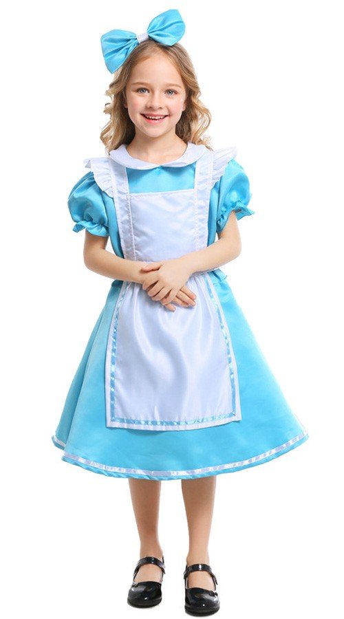 Børn Alice Kostume Alice i Eventyrland Kostumer