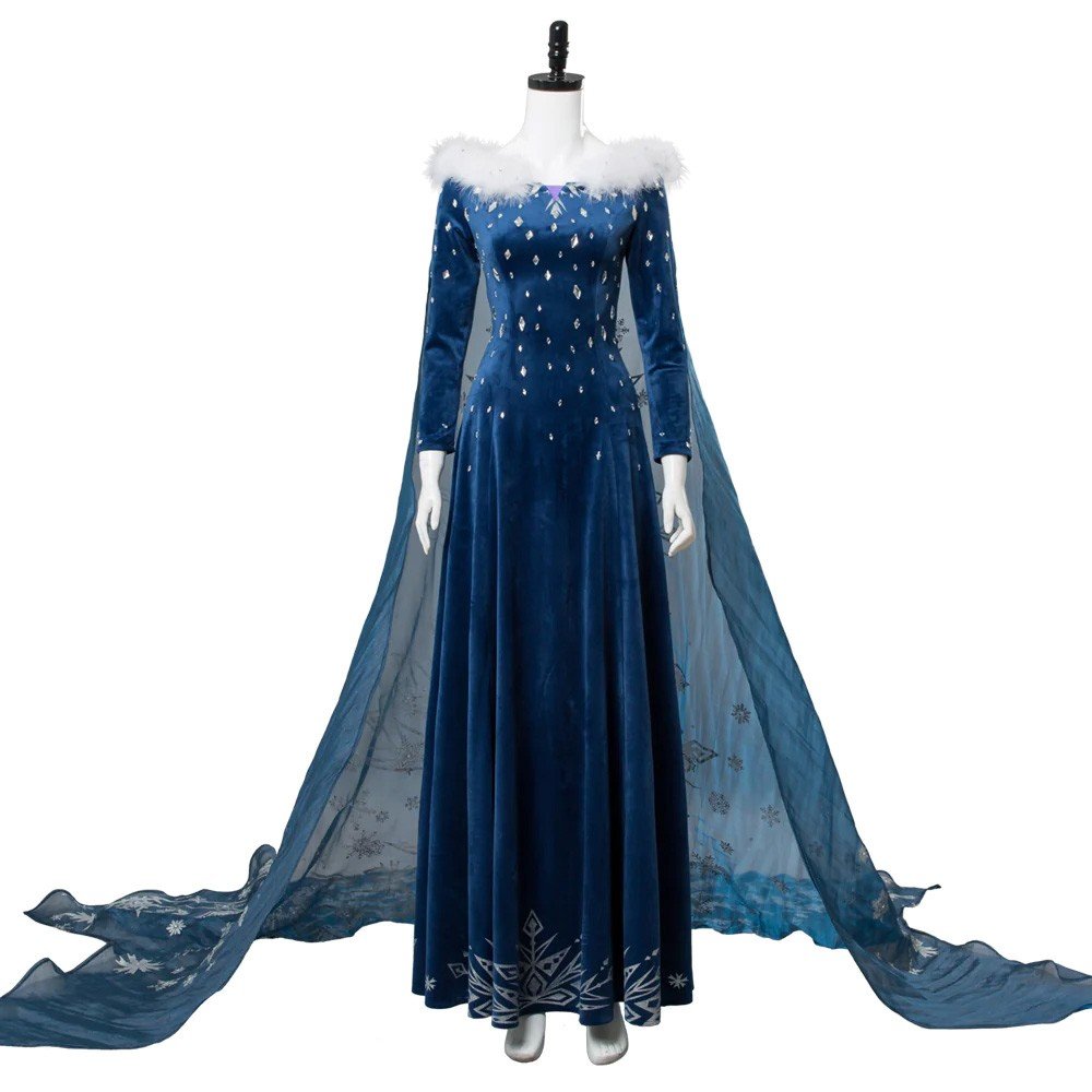 Deluxe Frozen Elsa Kostume Voksen Frozen Prinsessekjole