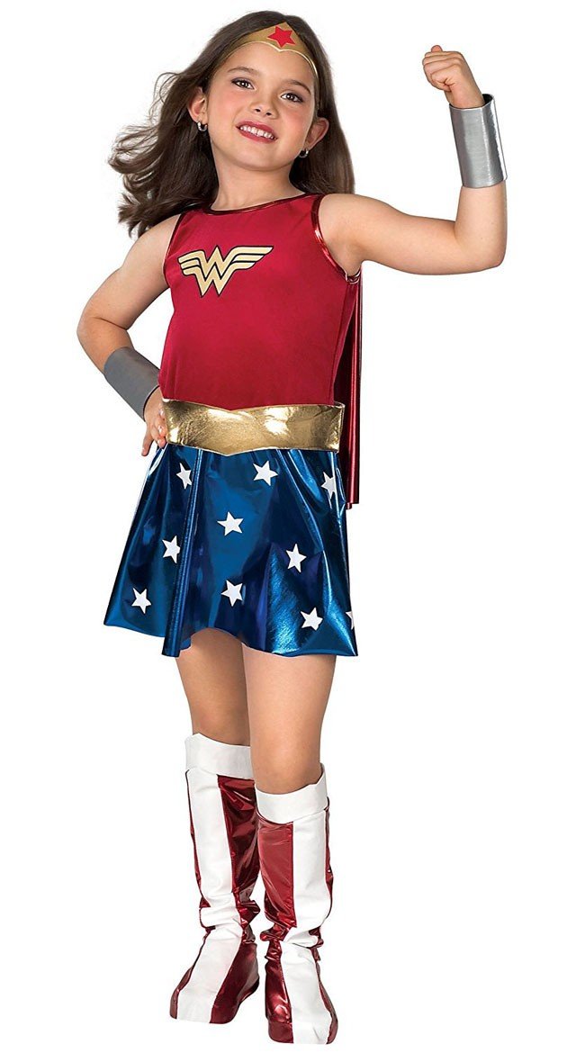 Børn Superhelt Wonder Woman Kostume