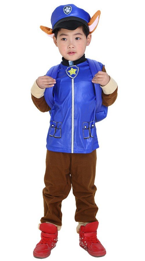 Paw Patrol Chase Kostume til Børn