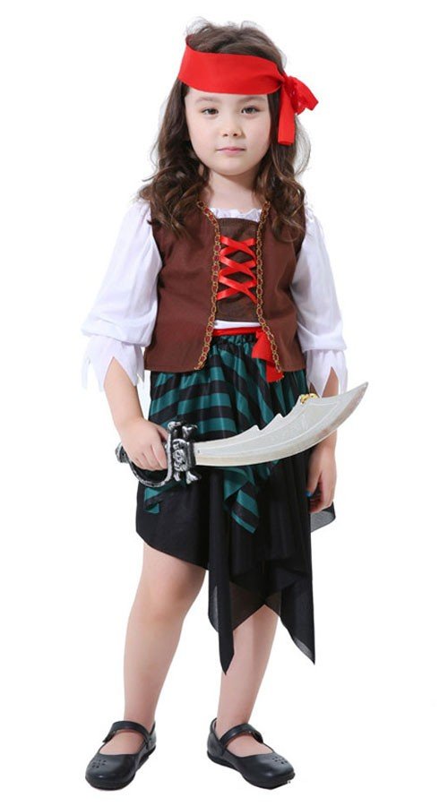 Halloween Vikingetid Pirat Kostume Piger