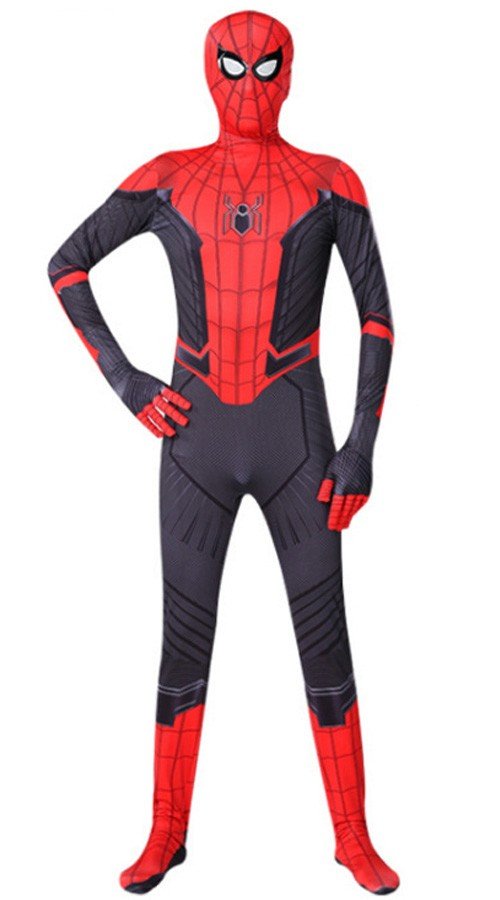 Spiderman Far From Home Peter Parker Kostume Bodysuit Voksne