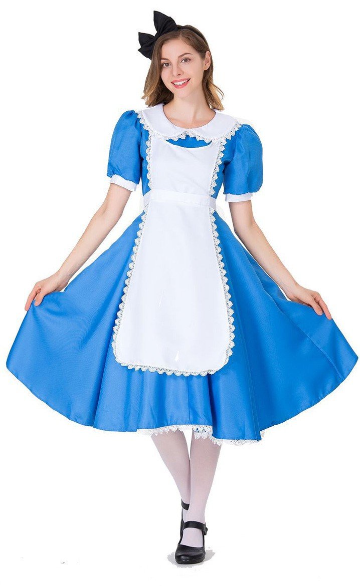 Alice i Eventyrland Supreme Alice Kostume til Voksne