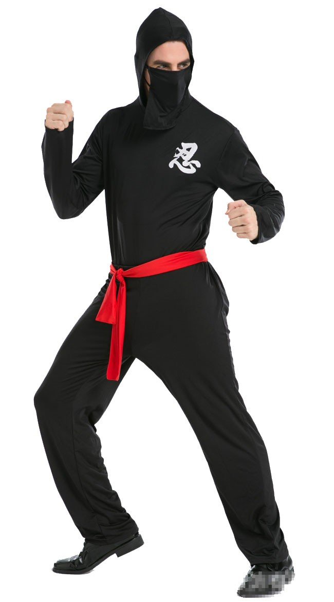 Halloween Mester Ninja Kostume Til Mænd