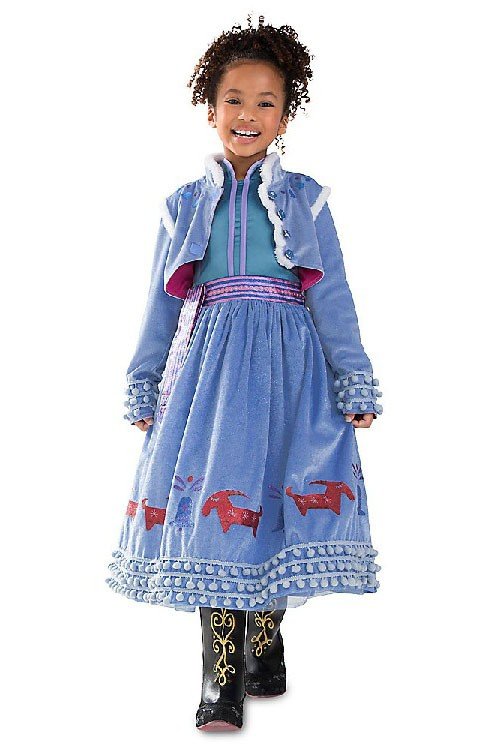 Ny Stil Elsa Anna Prinsesse Kostume Til Pige