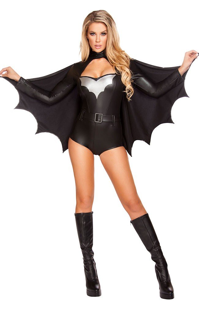 Frække Nat Vigilante Batgirl Kostume