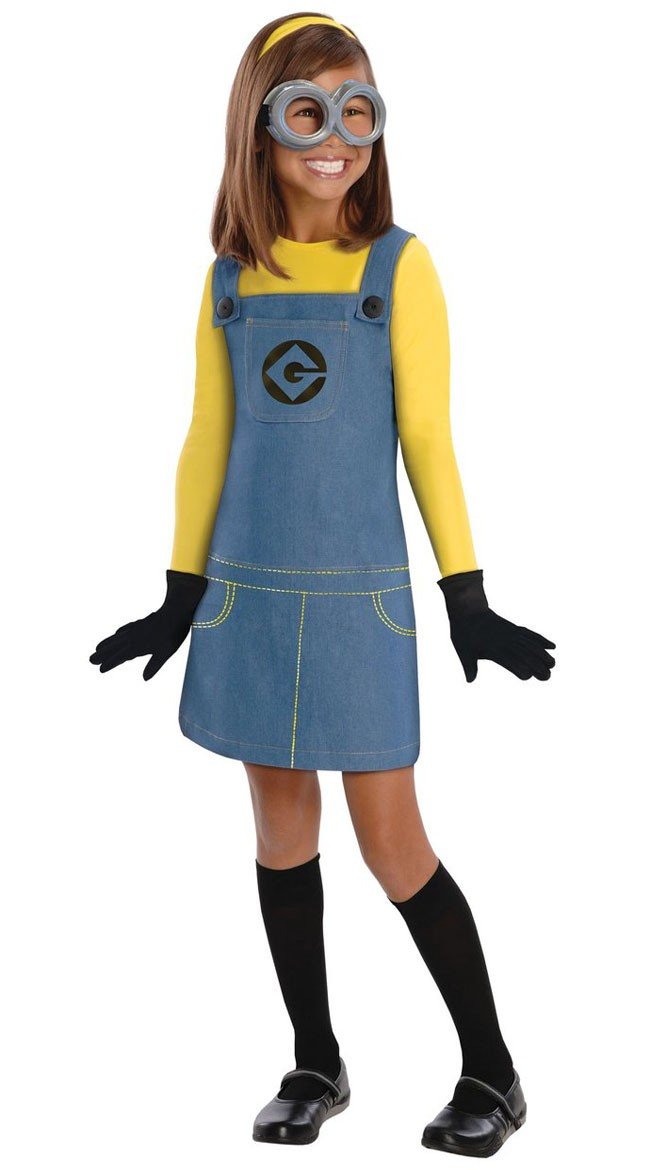 Grusomme Mig Minions Kostume til Piger