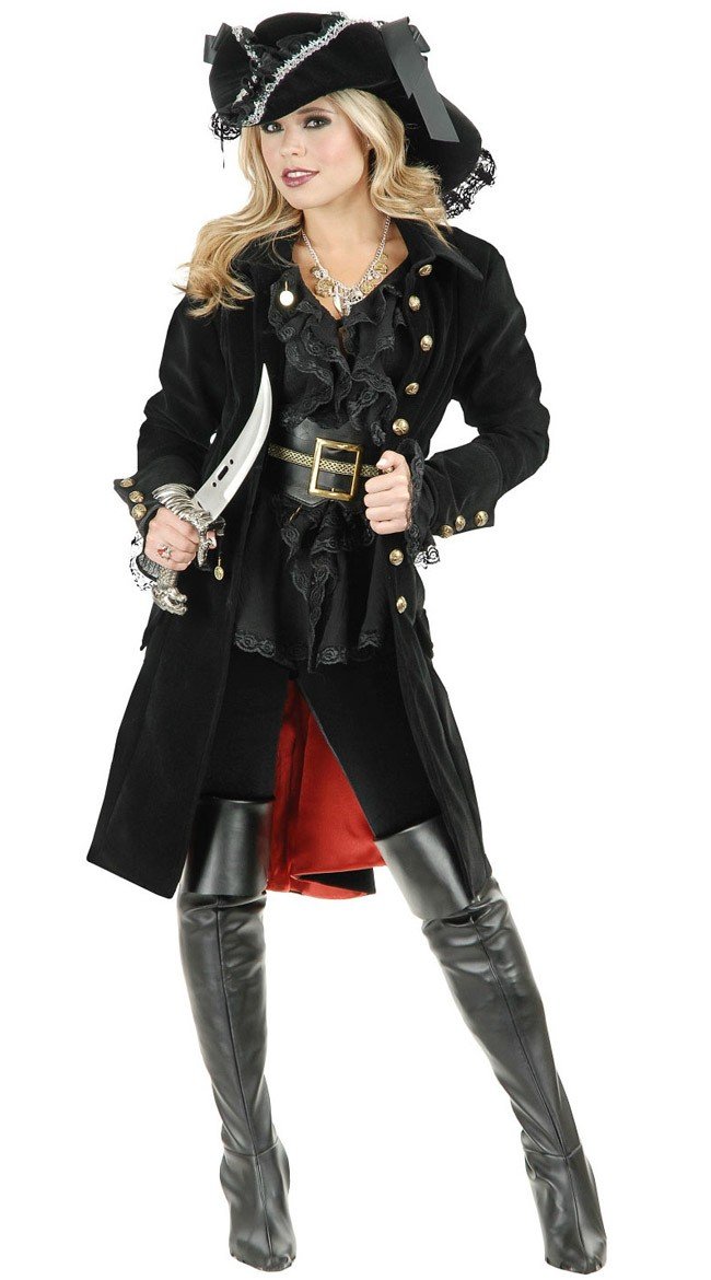 Halloween Pirat Vixen Kostume til Voksne
