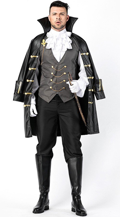 Mænd Pirat Kostume Halloween Vampyr Kostume