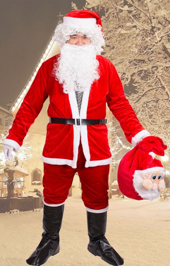 Claus Julemandskostume Sæt