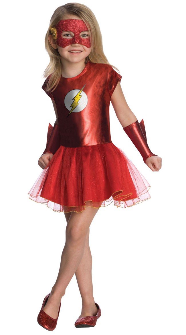 Superhelt Piger Flash Kostume Til Børn