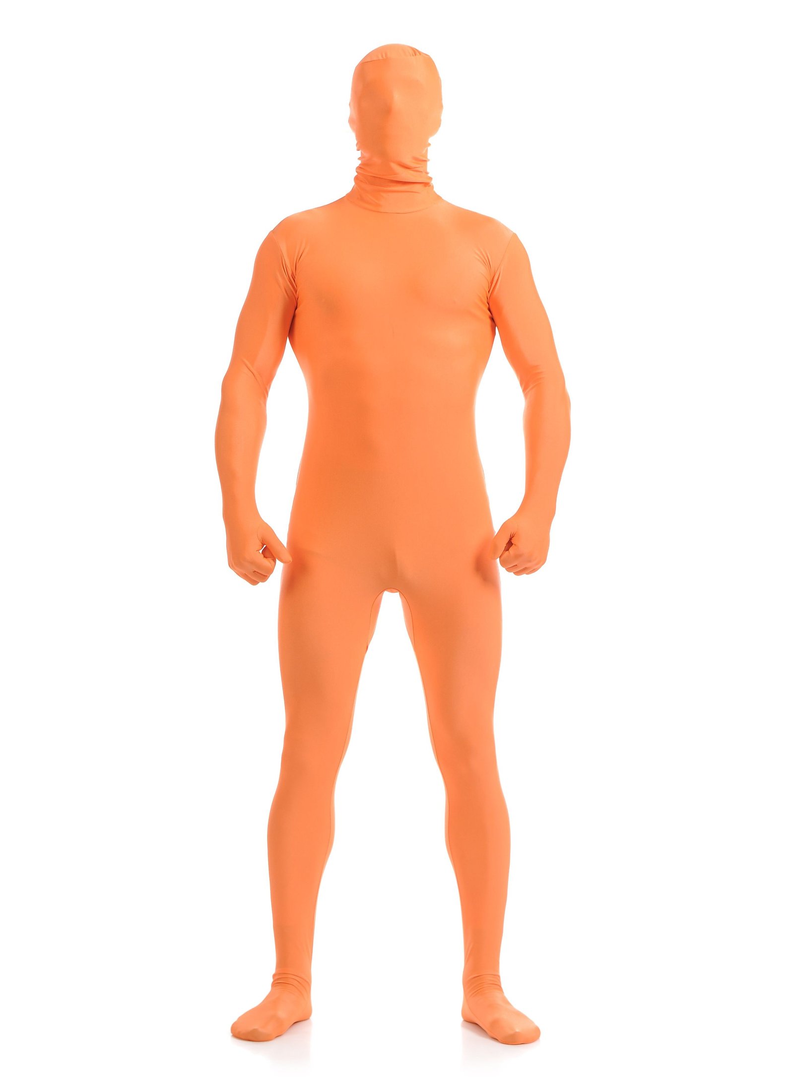 Mænd Lycra Spandex All Inclusive Skinsuit  Orange