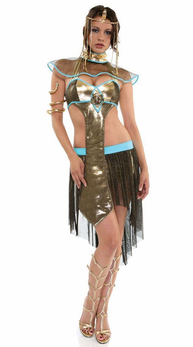 Frække Halloween Egyptisk Prinsesse Kostume