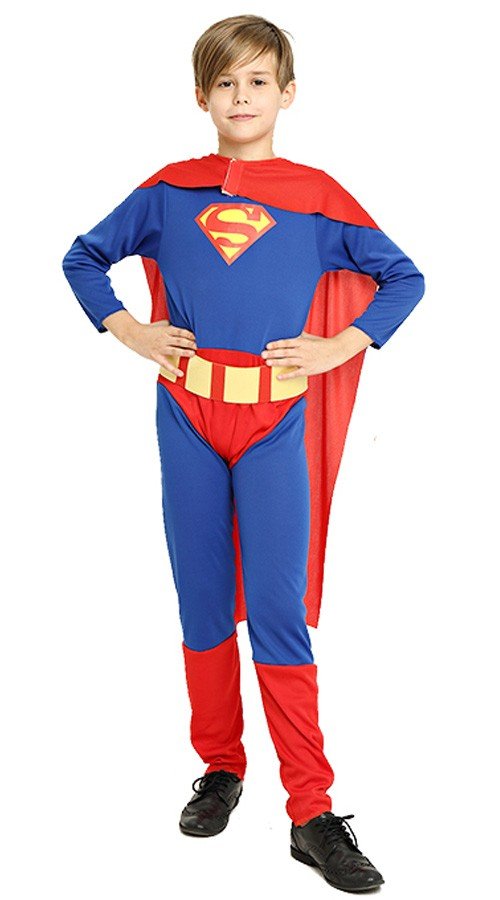 Klassisk Superman Kostume til Børn
