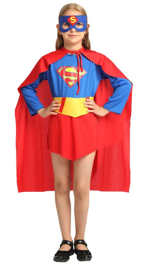 Klassiske Supergirl Kostume Superhelt Kostume Til Børn