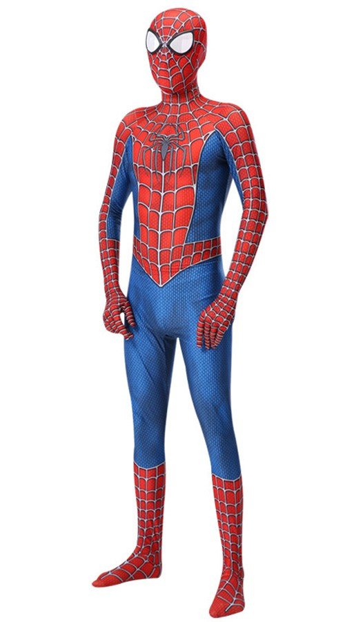 Klassisk Raimi Spiderman Kostume Børn og Voksne 