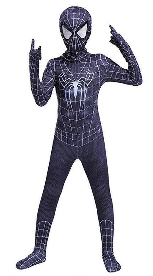 The Amazing Spiderman Kostume Børn og Voksne Sort