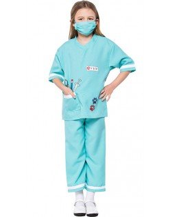 Dyrlæge Kostume Børn Halloween Læge Sygeplejerske Kostumer