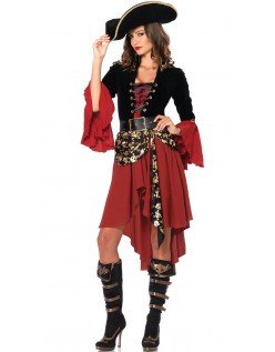 Crimson Halloween Pirat Kostume
