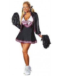 Varsity Deluxe Frække Cheerleader Kostume