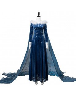 Deluxe Frozen Elsa Kostume Voksen Frozen Prinsessekjole