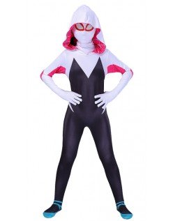 Spider Gwen Kostume Spidergirl Superhelte Kostumer Børn og Kvinder