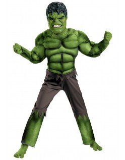 Muskel Avengers Hulk Kostume Børn Superhelt Kostumer