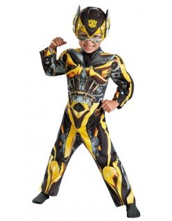 Muskel Transformers Bumblebee Kostume Til Børn