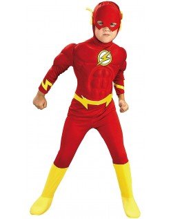 DC Comics Muskel The Flash Kostume Til Børn