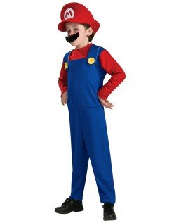 Super Mario og Luigi Kostumer Mario Kostume Børn