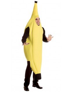 Udklædning Banan Kostume til Mænd