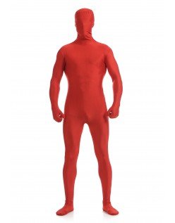 Mænd Lycra Spandex All Inclusive Skinsuit Rød