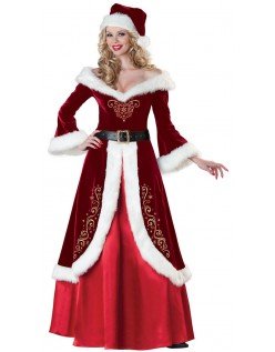 Frække Sparkly Mrs Nissepige Kostume