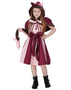 Alice i Eventyrland Chesire Kat Kostume til Børn