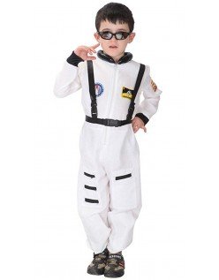 Børn Nasa Astronaut Kostume Hvid Børnekostume
