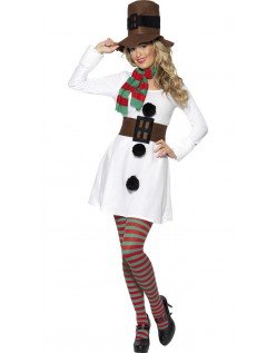 Frosty Mrs Julemandskostume Dame